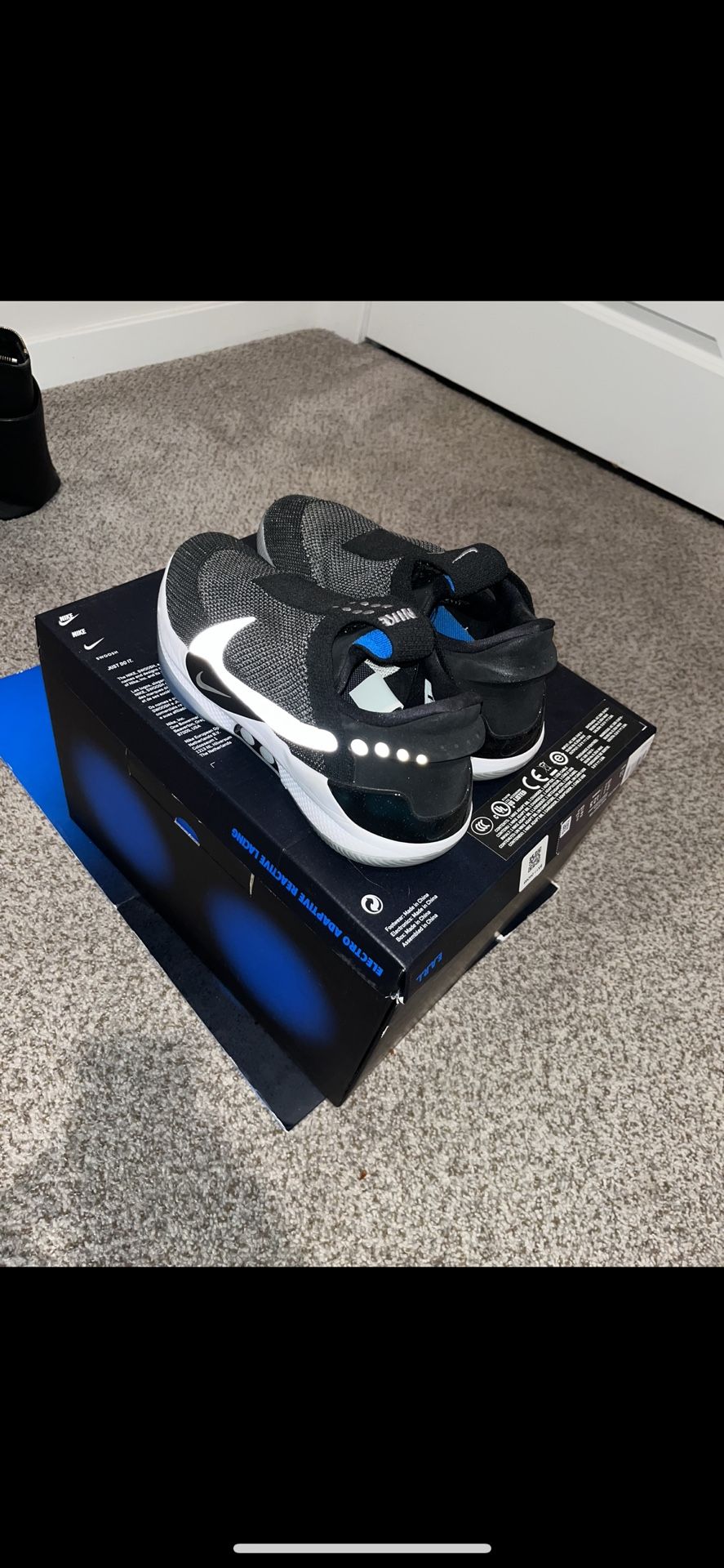 Electro adaptive deals reactive lacing