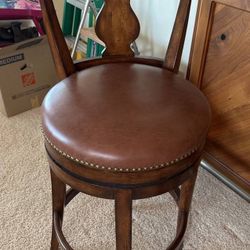 Swivel Upholstered Counter Stool