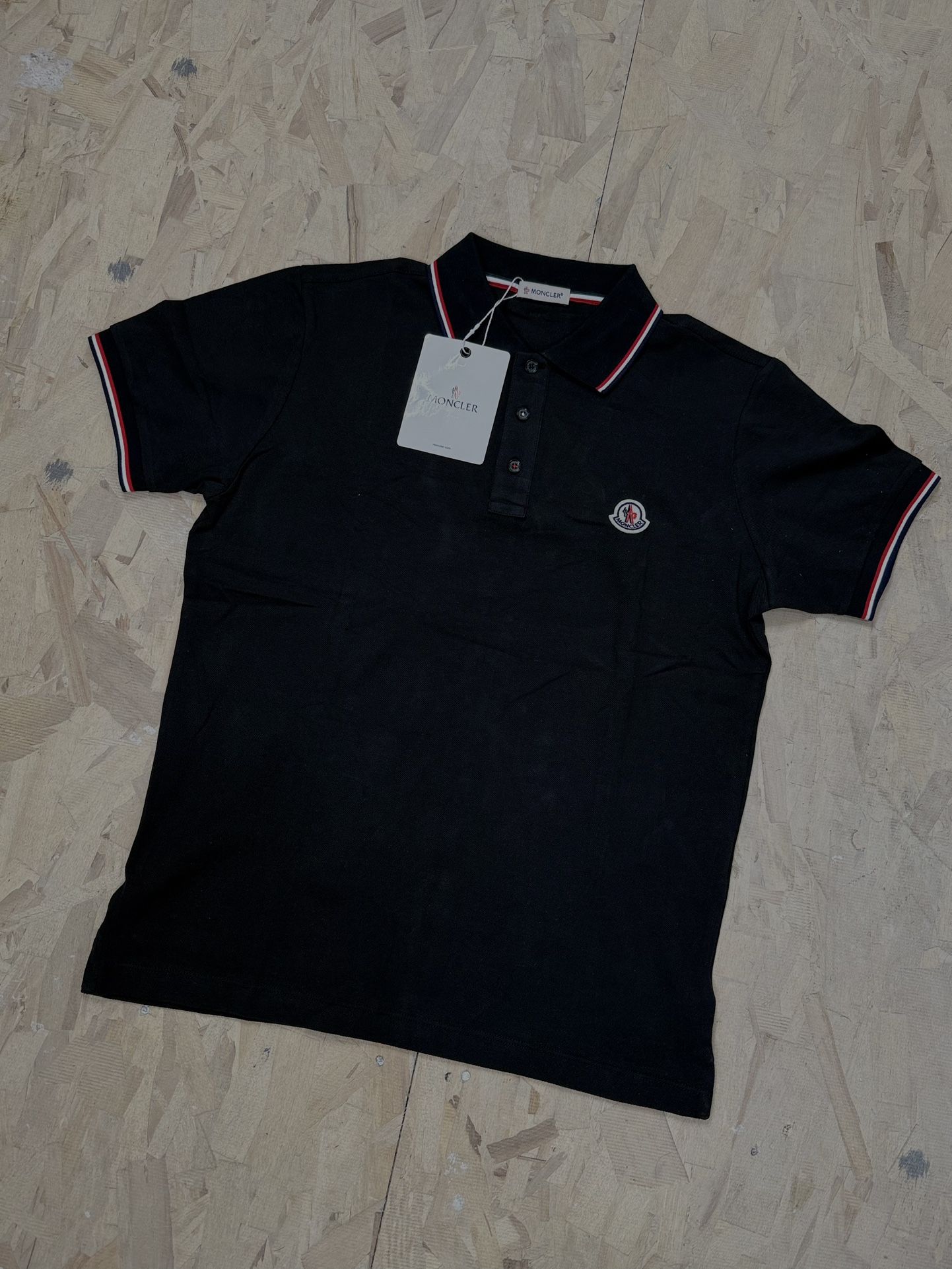 NAVY MONCLER  POLO SHIRT