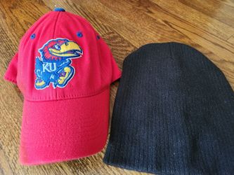 KU Kansas Jayhawks Ball Cap ~ Top of the World + BONUS Beanie Hat
