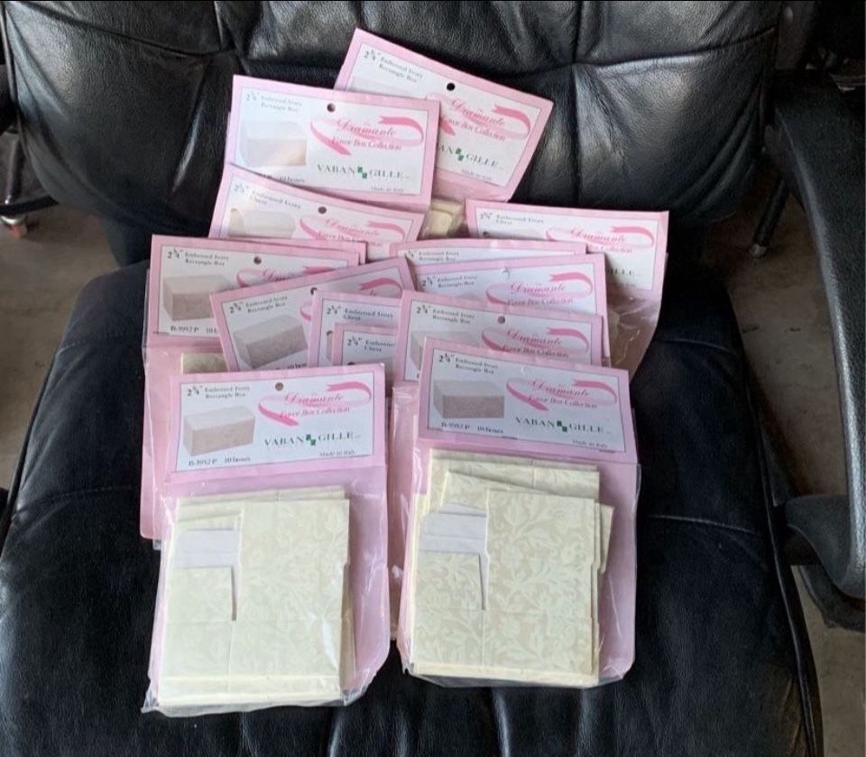 (14 packs) Vaban Gille Gift/favor Chest & Rectangle Gift Boxes