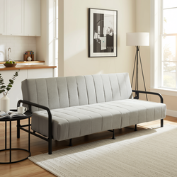 Homy Casa CLICKO 78" 3 Seater Sofa Bed Convertible Sleeper, Grey