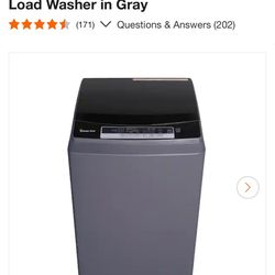 Magic Chef 2.0 cu. ft. Compact Portable Top Load Washer in Gray
