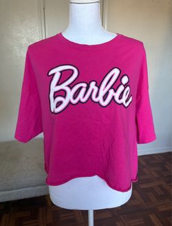 Barbie women’s pink cropped top size XL