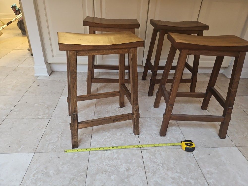 Wood Stools (4)