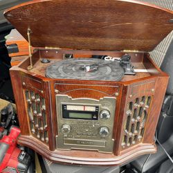 Crosley Record Players 8 In 1 With Bluetooth And Recorder 