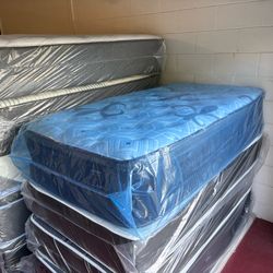 Brand New 14” Pillow Top Twin Size Mattress – Top Quality & Fast Same-Day Delivery 🚛 All Sizes Available!