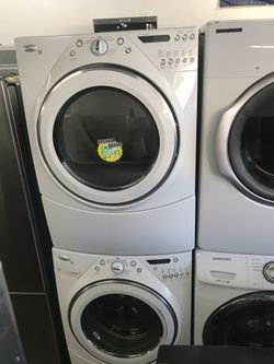 Whirlpool washer and dryer