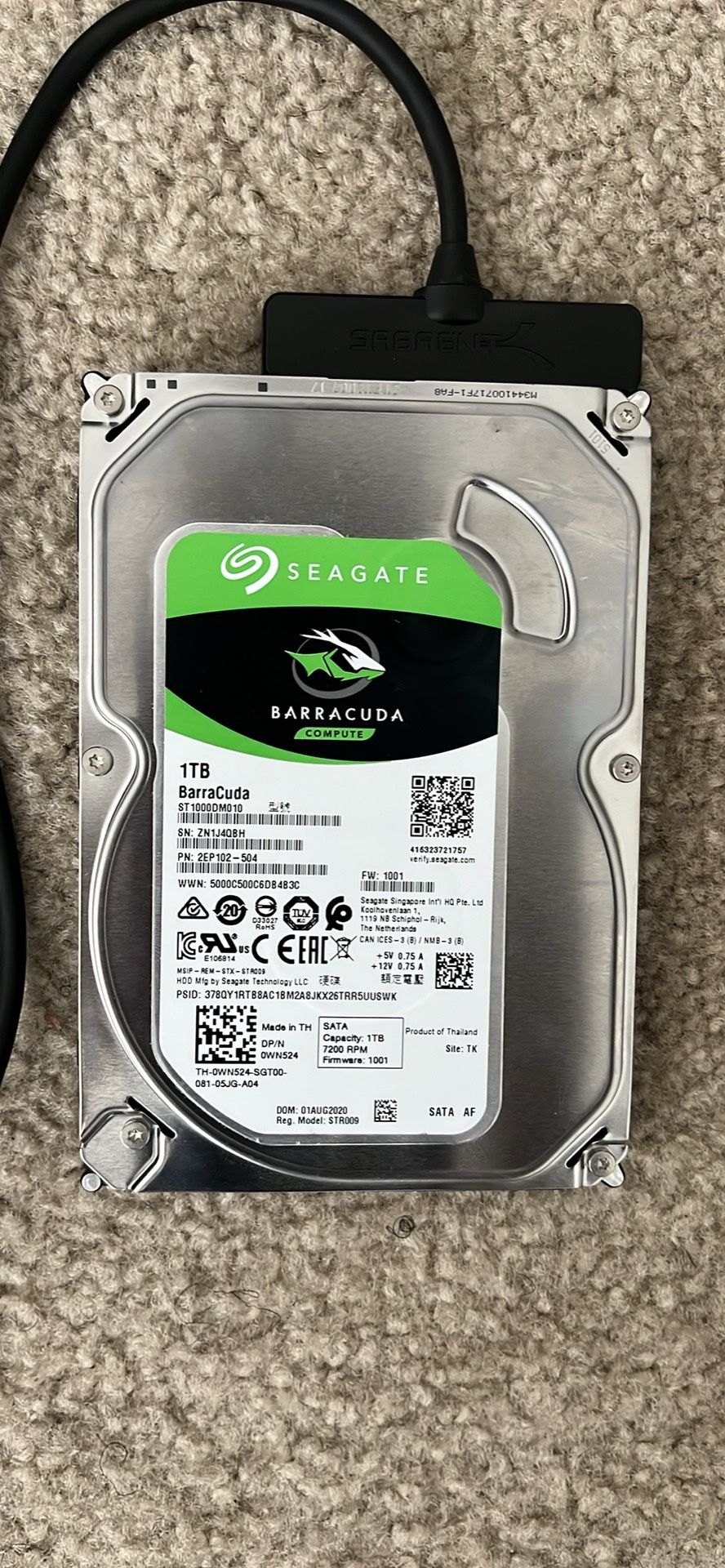 1TB Hard Drive