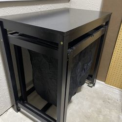 Laundry Table With Slide out Laundry Compartments