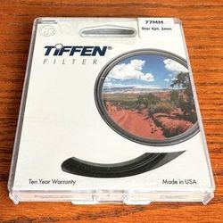 NEW Tiffen 77mm 6pt 2mm Grid Star Effect Filter, Made in USA 🇺🇸 
