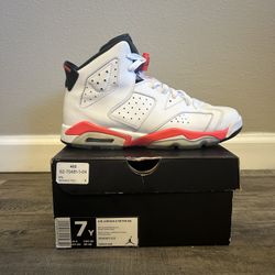 Air Jordan Retro 6 Infrared GS, Size 7Y (used) 