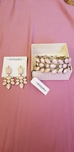 Bracelet/earrings bundle OBO