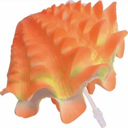 Aquarium Ornament Veny's Tropical Clam Live-Action Aerating (Orange)