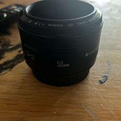Canon Lens EF 50mm 1:1.8