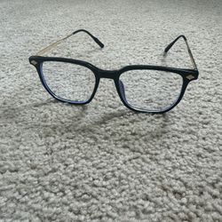 Gold And Black Glasses