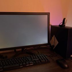 hp ProDesk 400 G4 SFF Computer with 23-Inch FHD Monitor, Inter i3-6100 up to 3.7GHz, 16GB DDR4 RAM, 960GB SSD, RGB Speakers, Keyboard and Mouse, AMD R