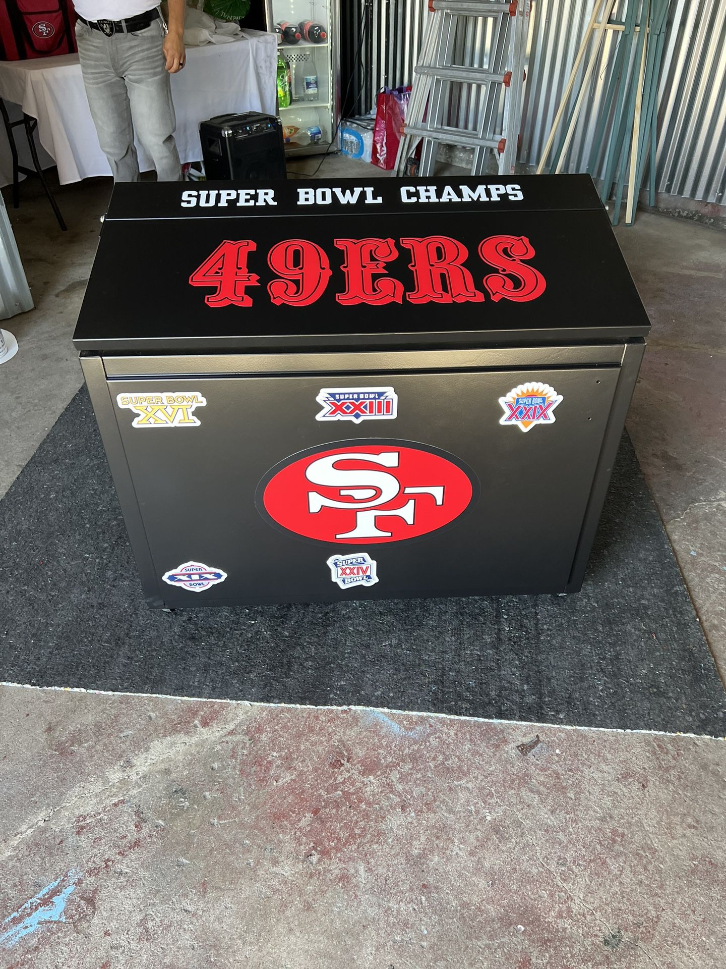 Custom 49ers Cooler