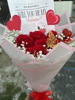Flowers/ Flores / Valentine Bouquet 