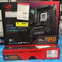 ASUS - ROG Strix B850-F GAMING WIFI (Socket AM5) AMD B850 ATX DDR5 Wi-Fi 7 Mo...  2 PCS  $318 open box