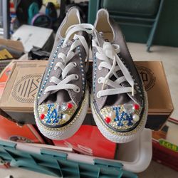 New Dodgers Blinged Converse