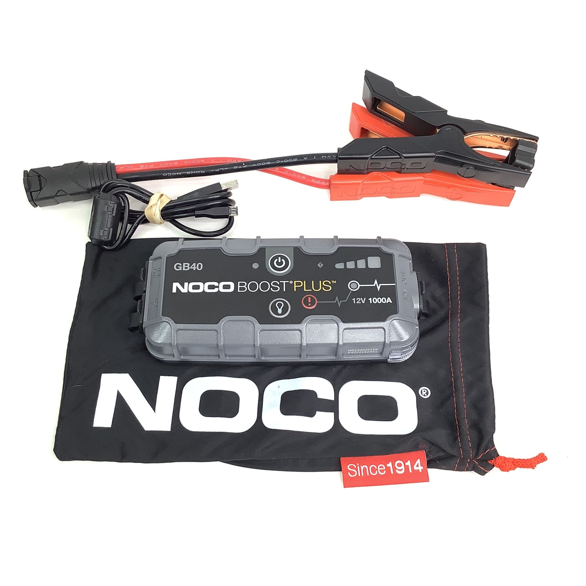 NOCO Boost Plus GB40 1000A Car Battery Jump Starter