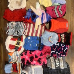 Size small Assorted Pet Clothing