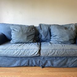 Vintage Denim Couch 