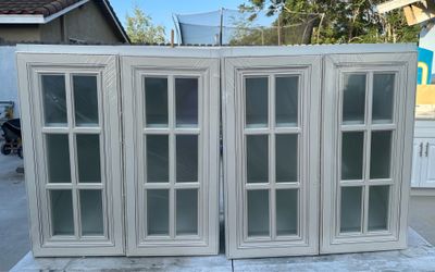 New upper cabinets