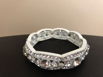 Rhinestone Elastic Bracelet