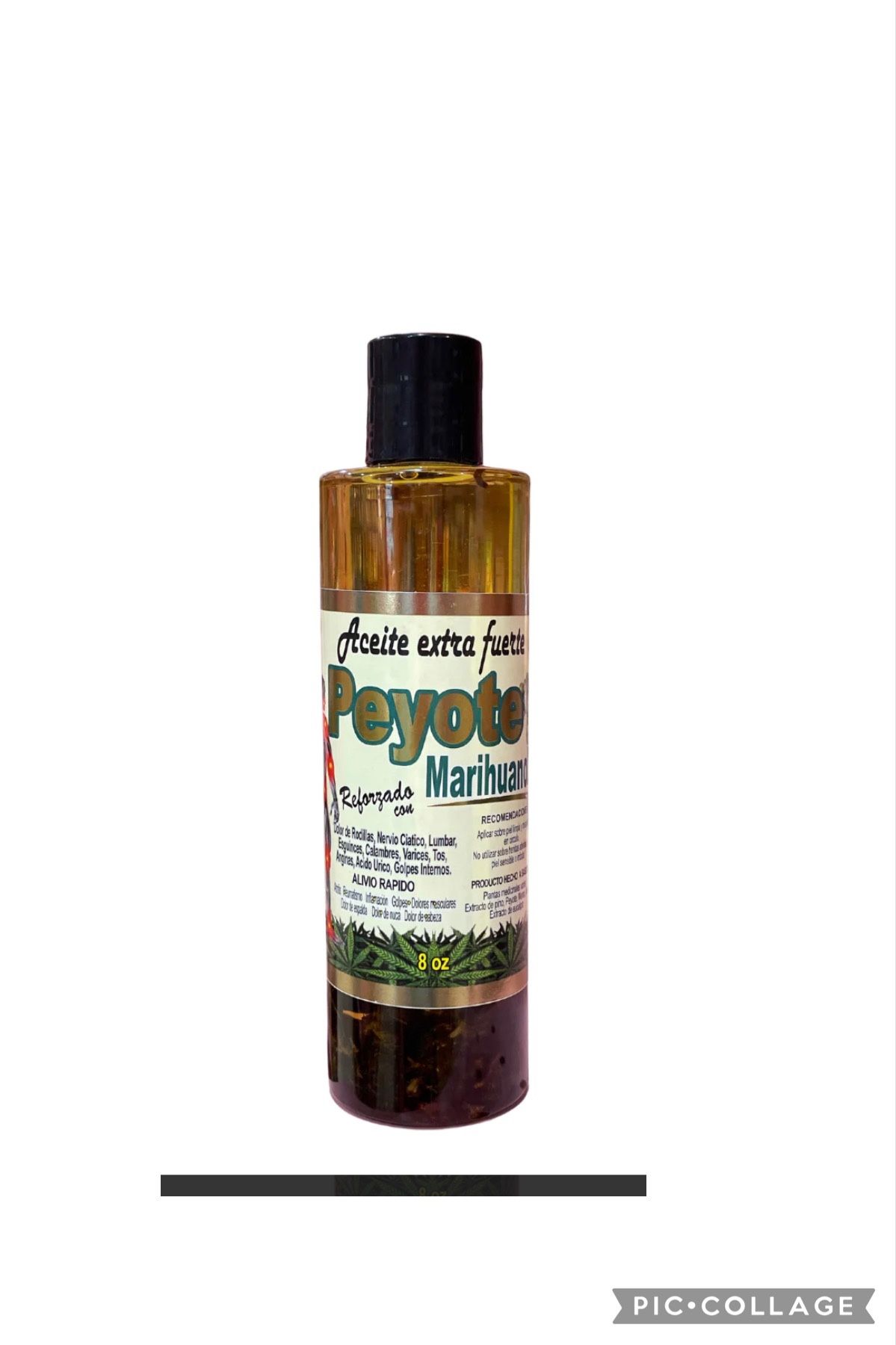 aceite extra fuerte de peyote reforzado con otra planta