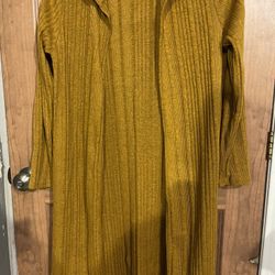 Mustard Yellow Cardigan 