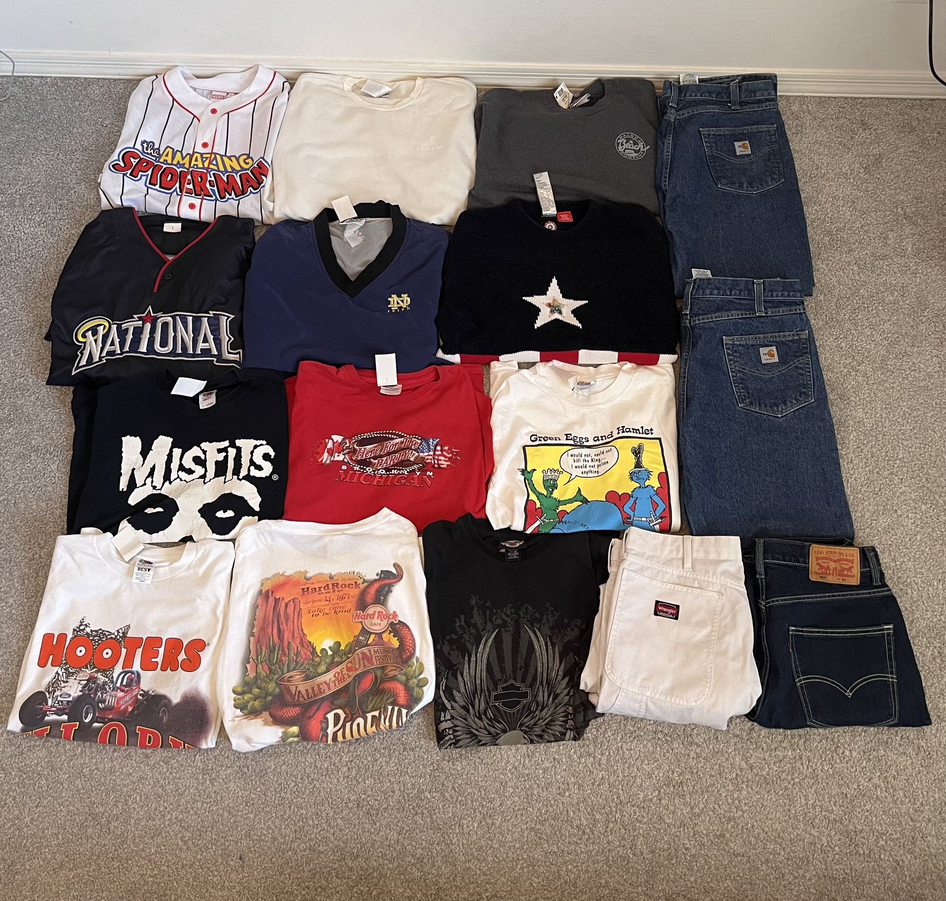 Vintage/Modern Men’s Clothes (READ DESCRIPTION)