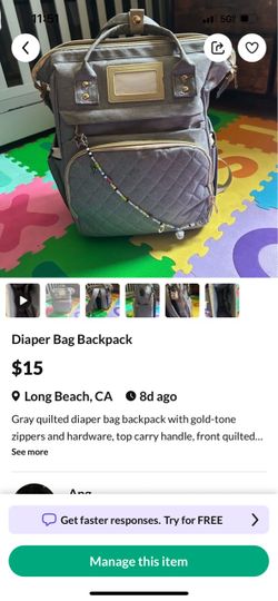 Diaper Bag Backpack