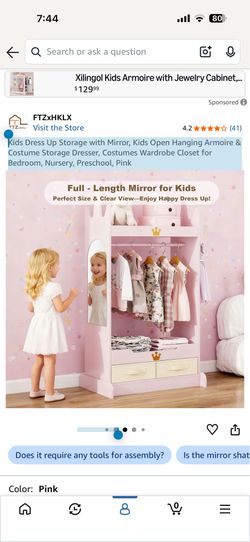 Kid dress storage