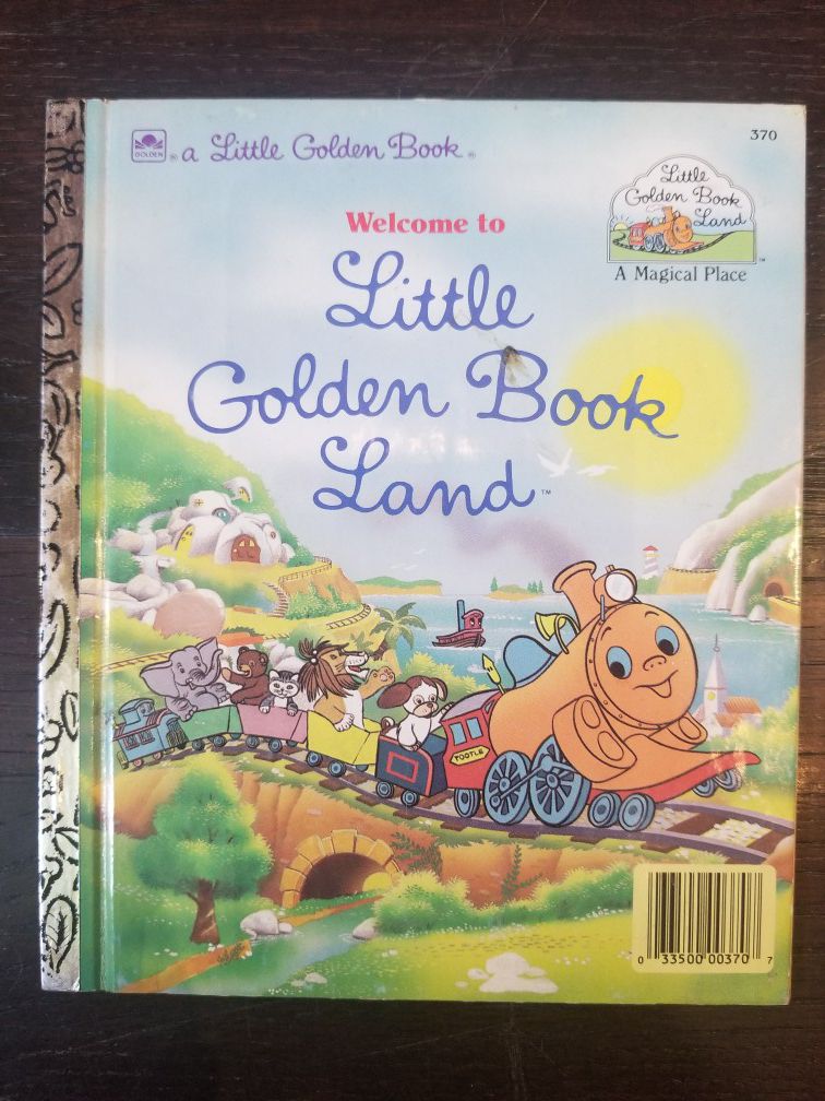 Vintage Little Golden Book Welcome to Little Golden Book Land 1989 #370 1st ed.