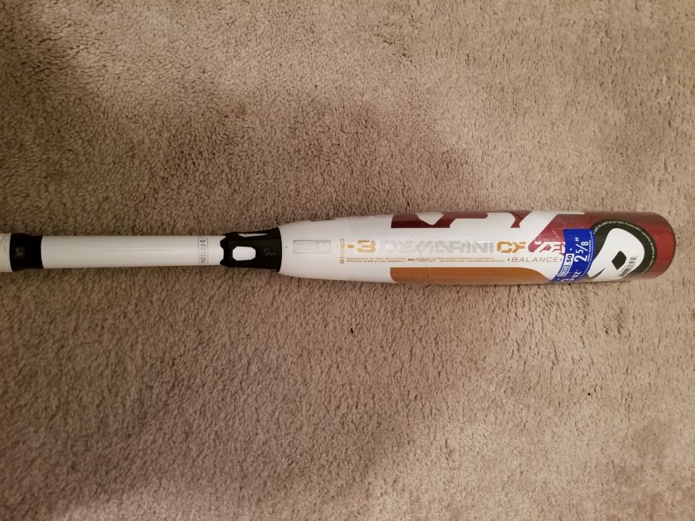 Baseball Bat 2018 Demarini CF ZEN NEW NEVER HIT