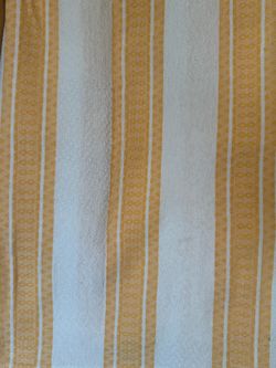 Blanket- Light Orange/White