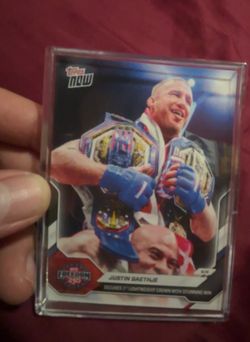 justin gaethje tope cards at the White House