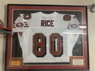 Jerry Rice Signed Authenticate Jersey