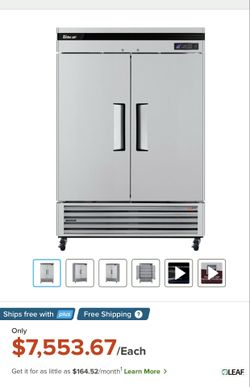 Turbo air freezer 2 door