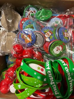 Christmas Favors with Small Plastic Bags
