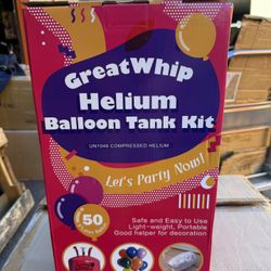 13L Helium Tank Up To 50 Latex Balloons, Helium Tank For Balloons At Home