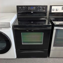 Whirlpool Electric Stove Black 