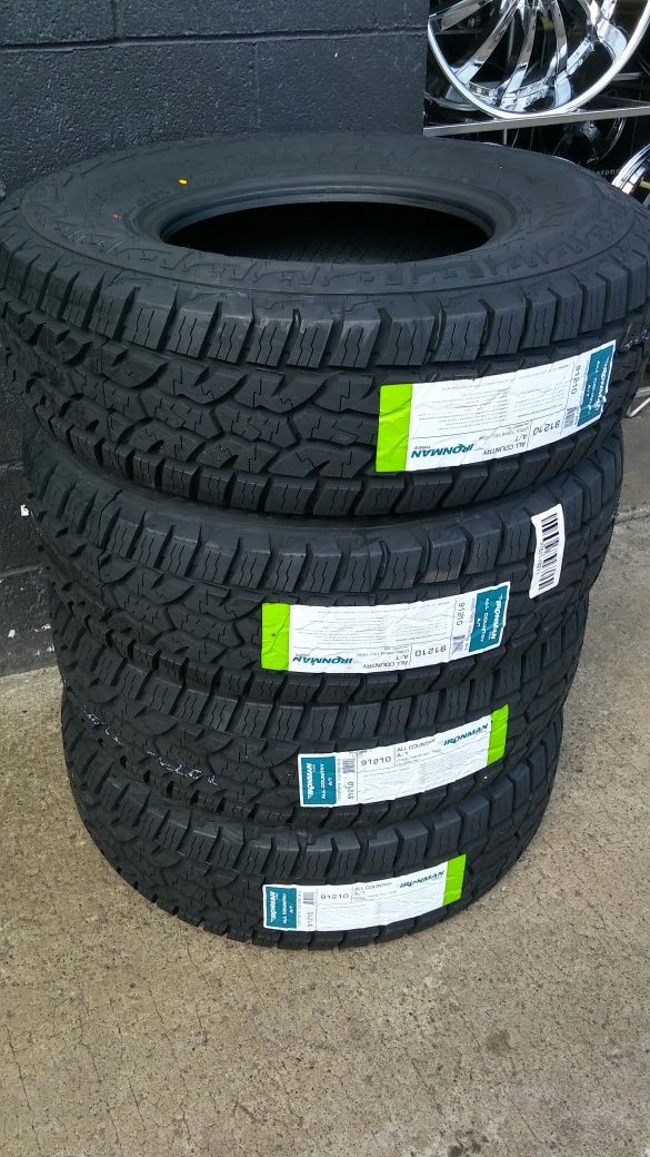 Ironman 265 75 16 All terrain tires for work heavy load trucks pickup