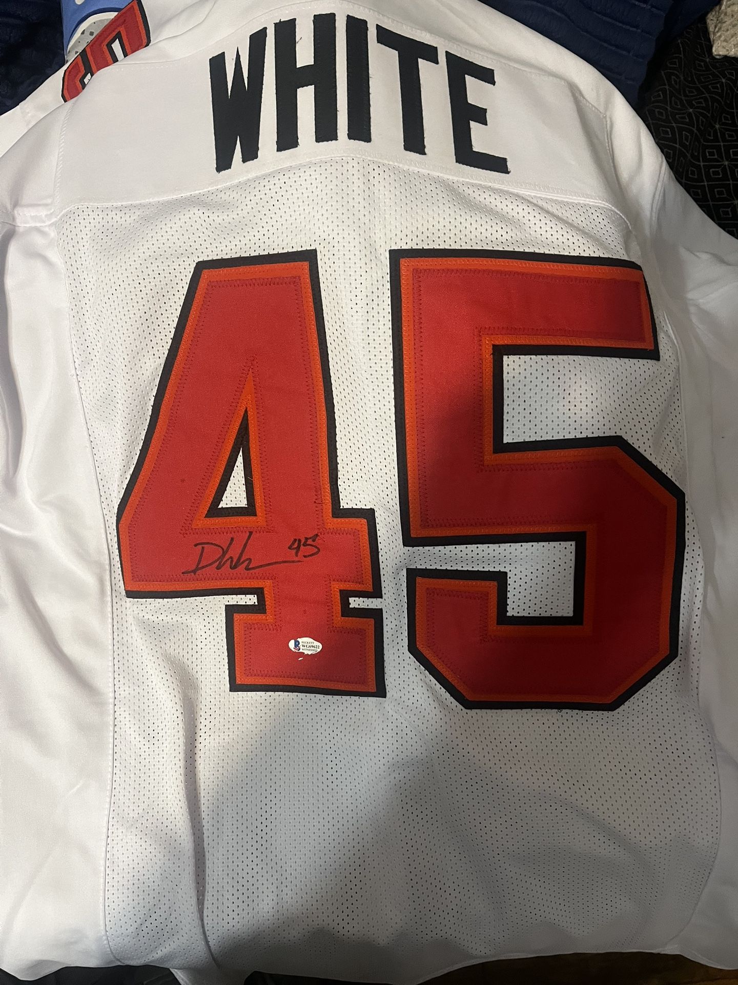 Signed Devin White Tampa Bay Jersey