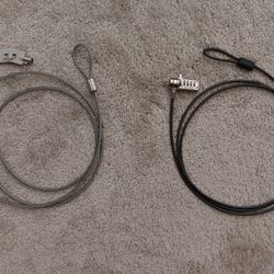 Set Of 2 Kensington Brand Laptop And Desktop Security Locks