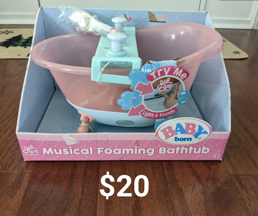 New musical foaming doll bathtub (((Elgin)))