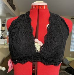 Black Halter Bralette