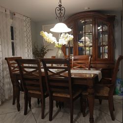 all-wood dining set